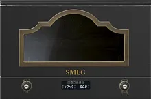 114 990 руб., Встраиваемая микроволновая печь SMEG MP722AO, антрацит