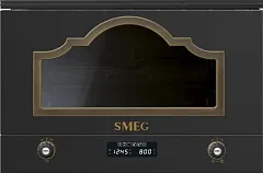 Встраиваемая микроволновая печь SMEG MP722AO, антрацит