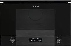 Встраиваемая микроволновая печь SMEG MP122B3, черный