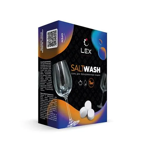 Соль для очистки посудомоечных машин LEX SALTWASH фото в интернет-магазине «Mebelex»