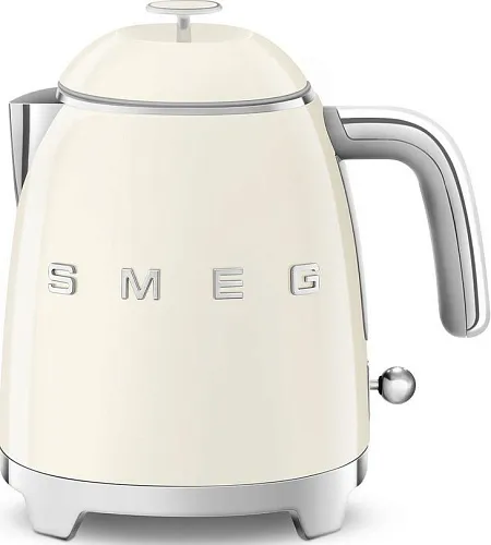 Мини чайник электрический SMEG KLF05CREU, кремовый фото в интернет-магазине «Mebelex»