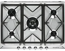 87 790 руб., Варочная панель газовая SMEG SR975XGH Нержавеющая сталь матовая