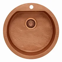 85 240 руб., Кухонная мойка Seaman Natural Genova SMC-510V (медь, 1.5 мм, ручная сварка, R=10мм)