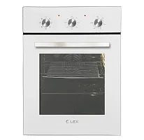 Шкаф духовой электрический LEX EDM 4570 WH белое стекло