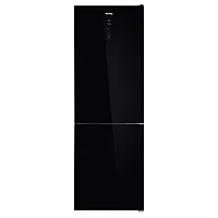 74 990 руб., Отдельностоящий двухкамерный холодильник KORTING KNFC 61869 GN черное стекло