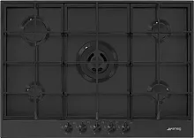 109 990 руб., Варочная панель газовая SMEG PX375MB Чёрный матовый