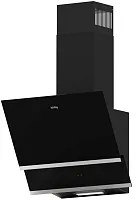 Вытяжка KORTING KHC 65070 GN, Черный + черное стекло