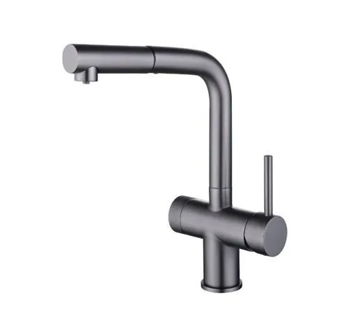 Смеситель EMAR EC-7026 PVD Dark фото в интернет-магазине «Mebelex»