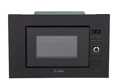 Встраиваемая микроволновая печь LEX BIMO 20.03 BLACK (черная) фото в интернет-магазине «Mebelex»