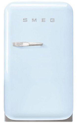Холодильник Отдельностоящий SMEG FAB5RPB5, стиль 50-х гг., петли справа, Пастельный голубой фото в интернет-магазине «Mebelex»