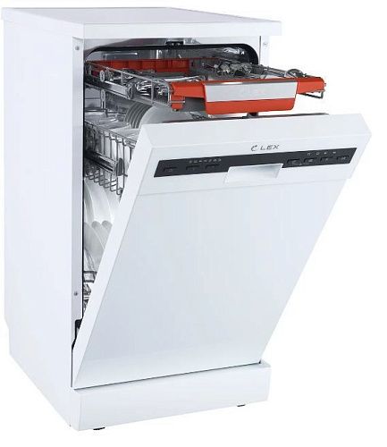 Посудомоечная машина Отдельностоящая LEX DW 4573 WH white/белый фото в интернет-магазине «Mebelex»