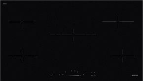 97 990 руб., Варочная панель Стеклокерамическая SMEG SE495ETD черный прямой край
