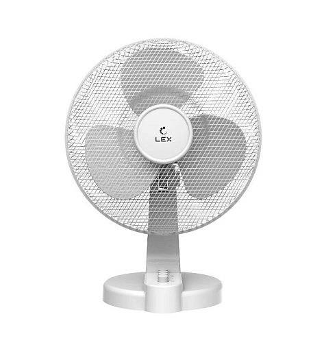 Вентилятор Настольный LEX LXFC 8375, белый фото в интернет-магазине «Mebelex»